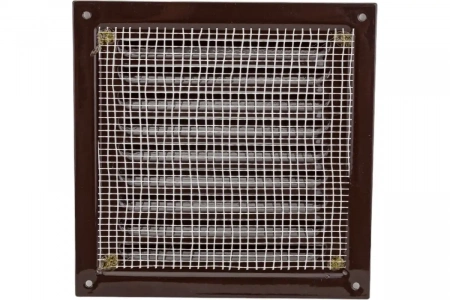 РМ 15х15 Решетка металл,150x150 коричневая